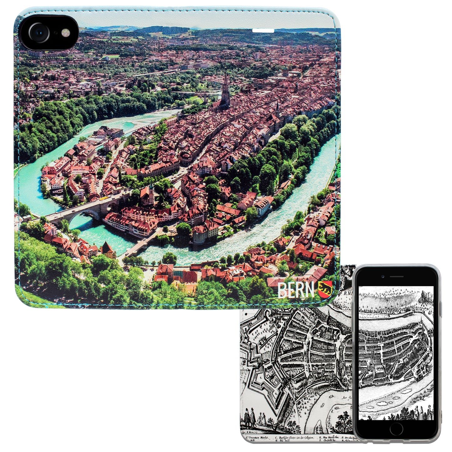 Bern City Panorama Case für das iPhone 6/6S/7/8/SE 2020/SE 2022