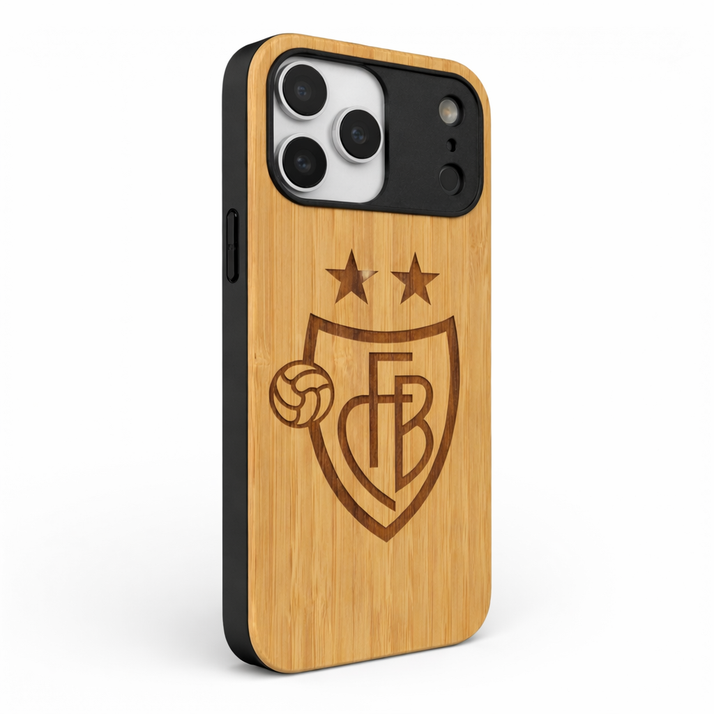 FC Basel Eden Case aus Bambus für das iPhone 17 Pro mit MagSafe