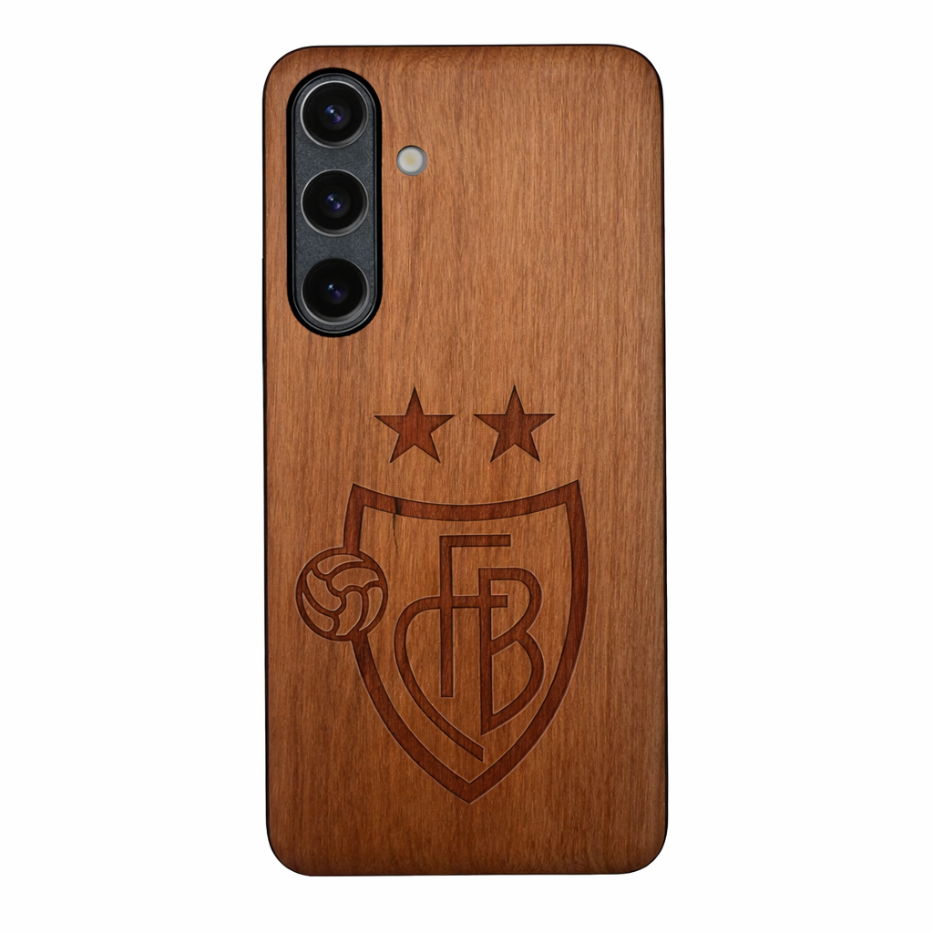 Eden Case aus Kirschholz FCB für Samsung Galaxy S22