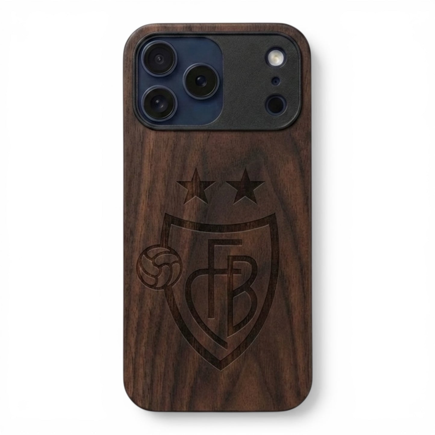 FC Basel Eden Case aus Nussbaumholz für das iPhone 17 Pro Max mit MagSafe