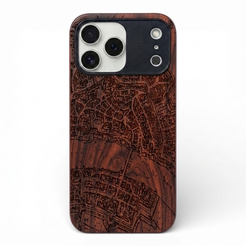 Basel Merian Eden Case aus Rosenholz für das iPhone 17 Pro Max mit MagSafe