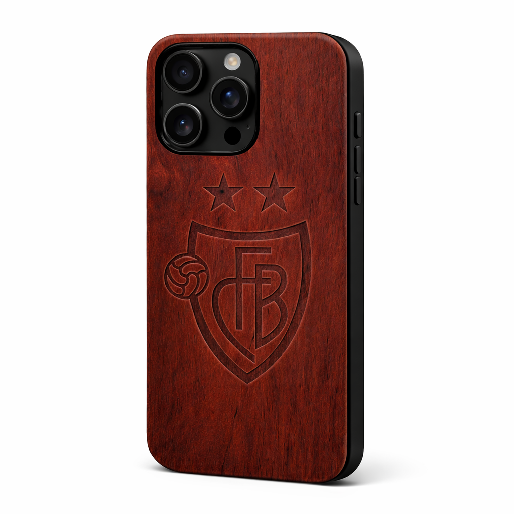 FC Basel Eden Case aus Rosenholz für das iPhone 16 Pro Max mit MagSafe
