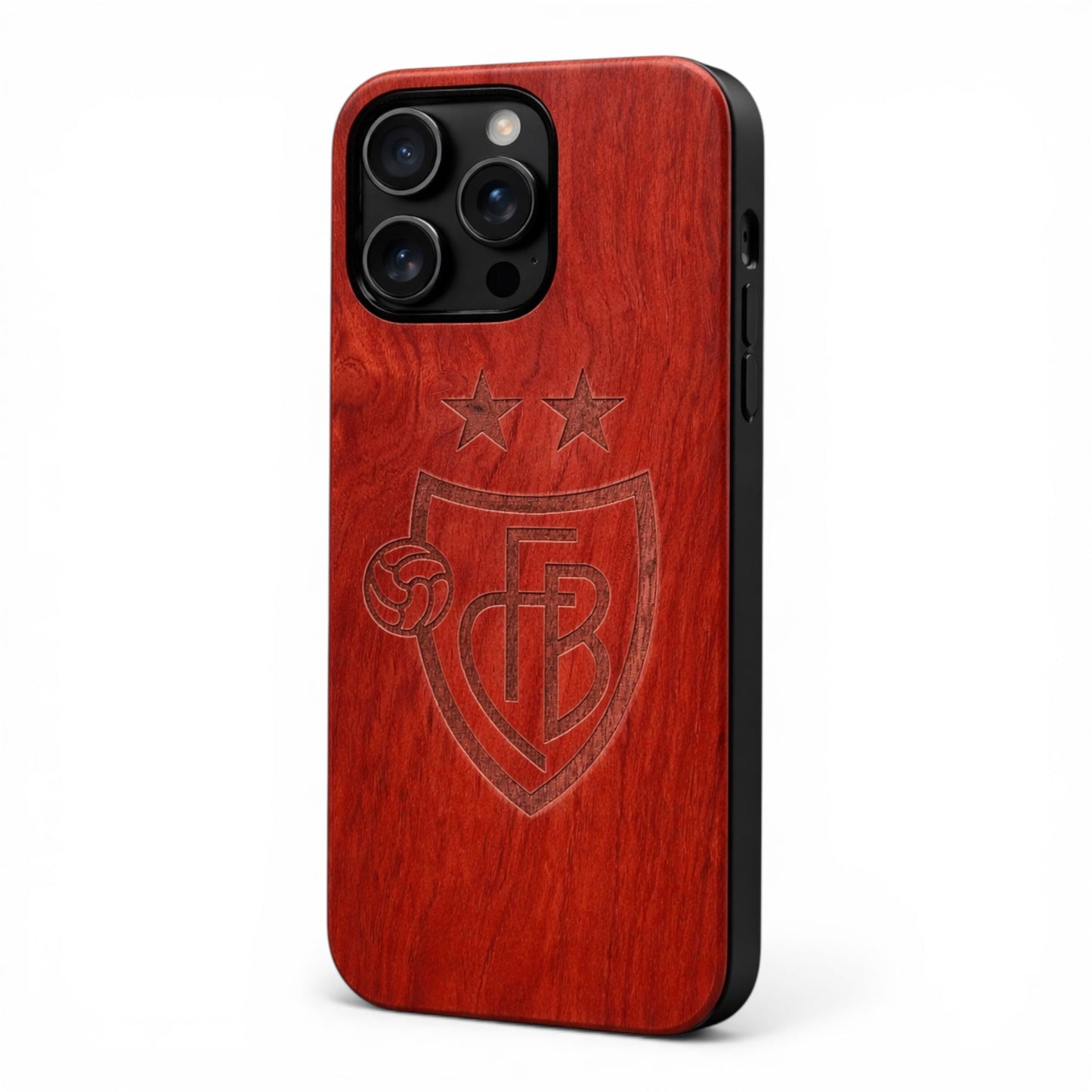 FC Basel Eden Case aus Roseholz für das iPhone 17 mit MagSafe