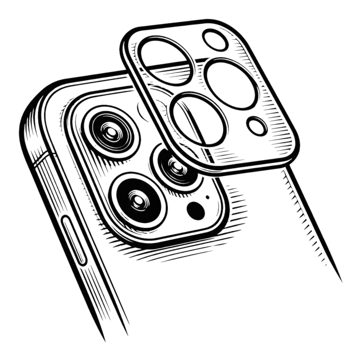 Pose d'un verre de protection d'objectif sur votre iPhone