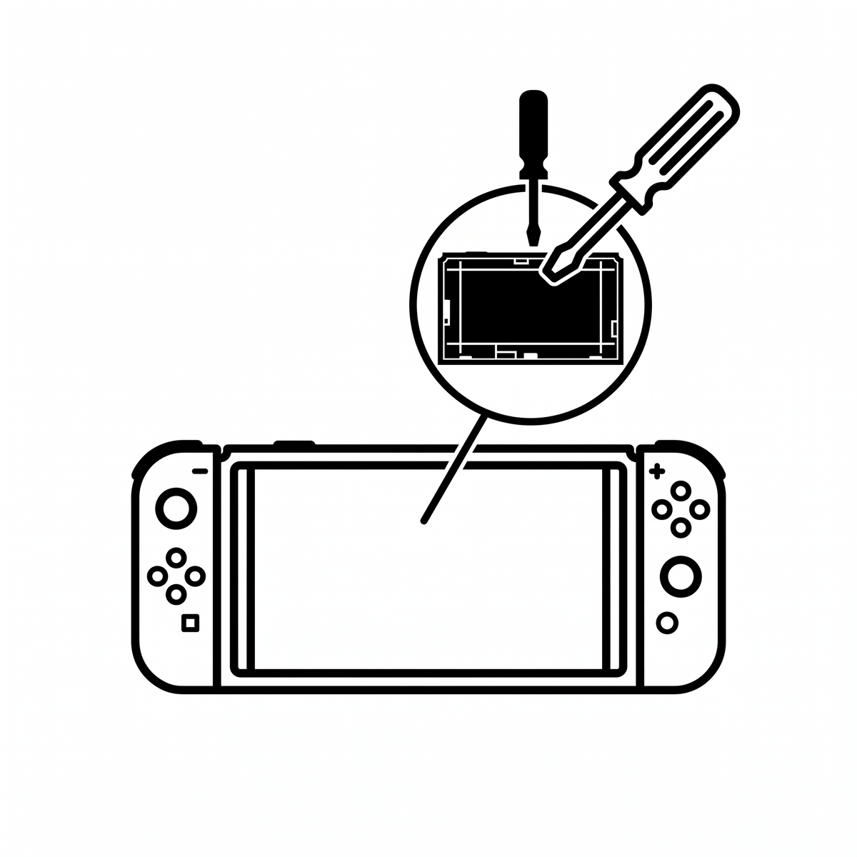 Nintendo Switch OLED Display Reparatur Icon