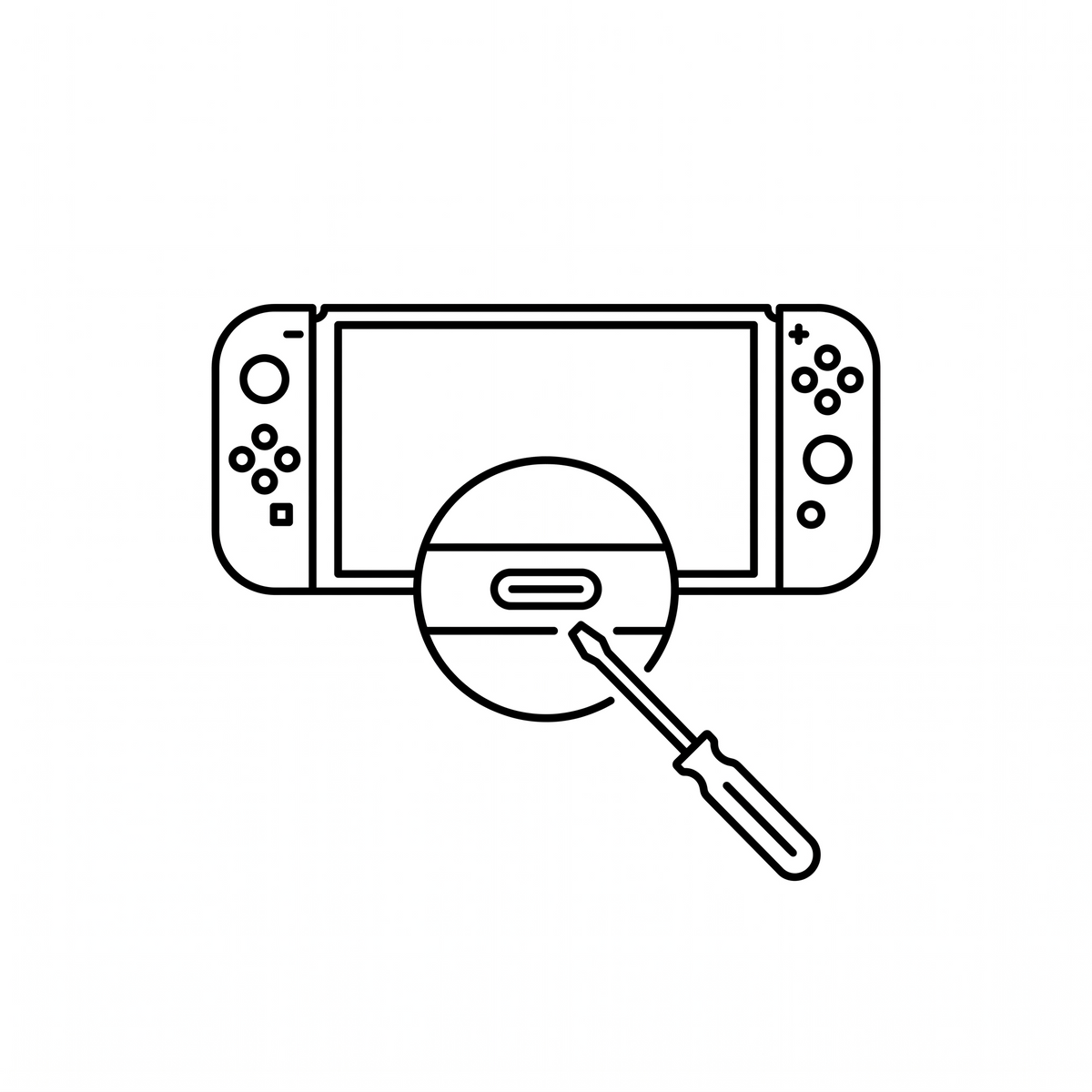 Nintendo Switch OLED Ladebuchse-Reparatur