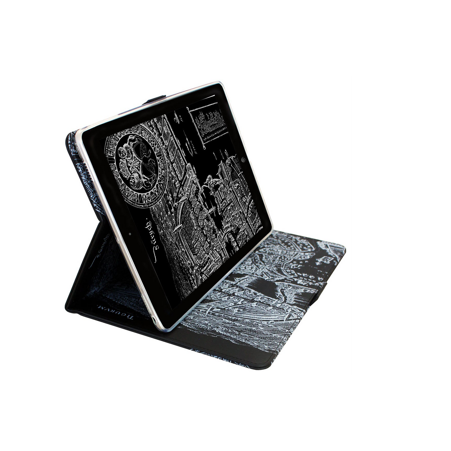 Zürich Merian Negative Case for iPad 10.2/10.5