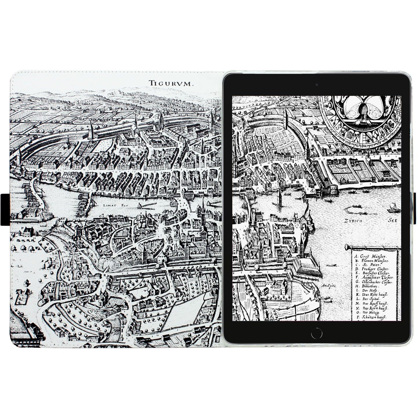 Zürich Merian Case für iPad 9.7