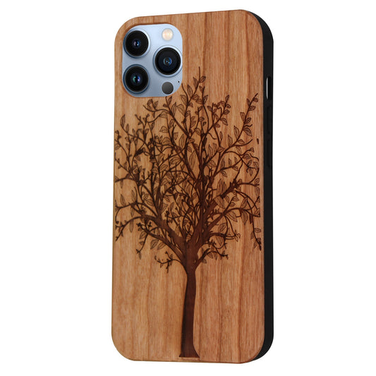 Lebensbaum Eden Case aus Kirschholz für iPhone 14 Pro