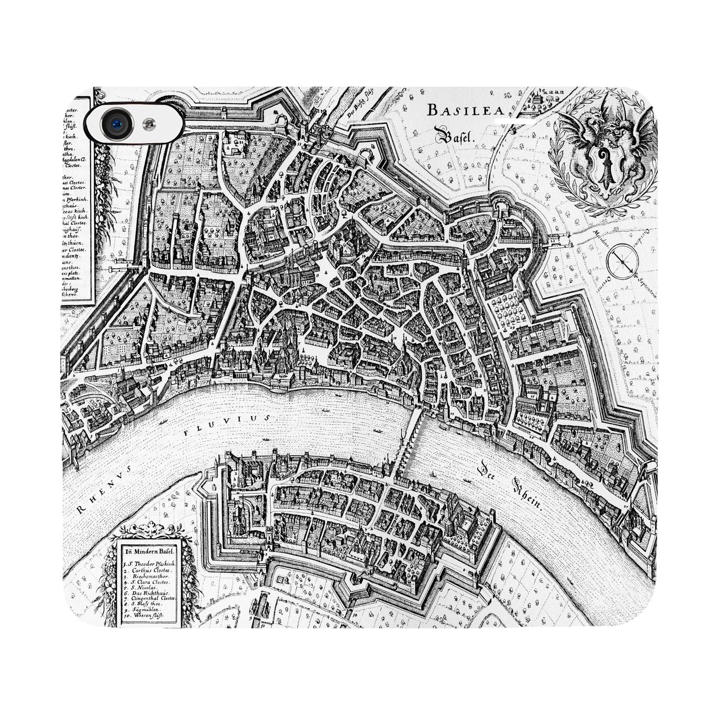 Basel Merian Panorama Case für das iPhone 5/5S/SE