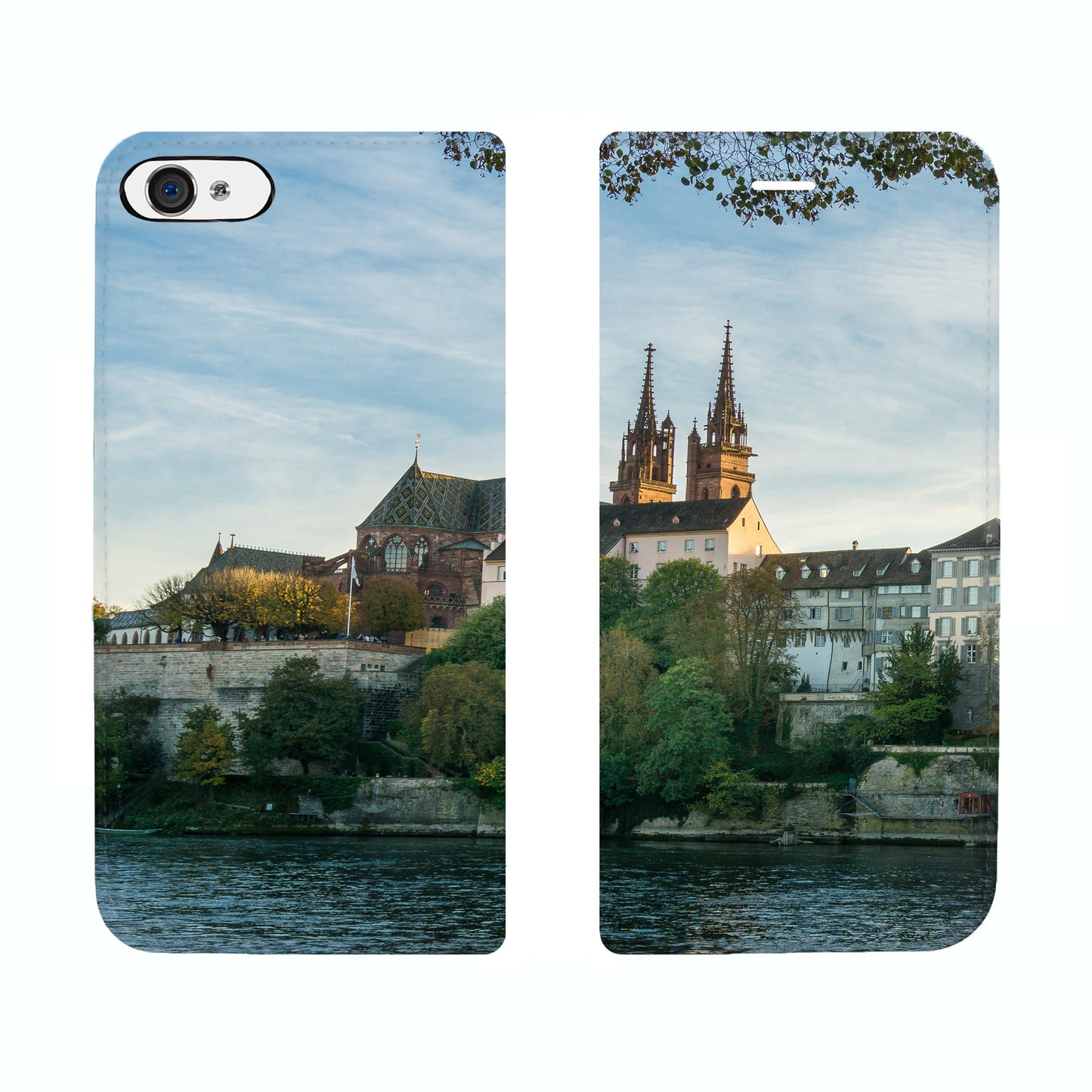 Basel City Münster Panorama Case für das iPhone 5/5S/SE