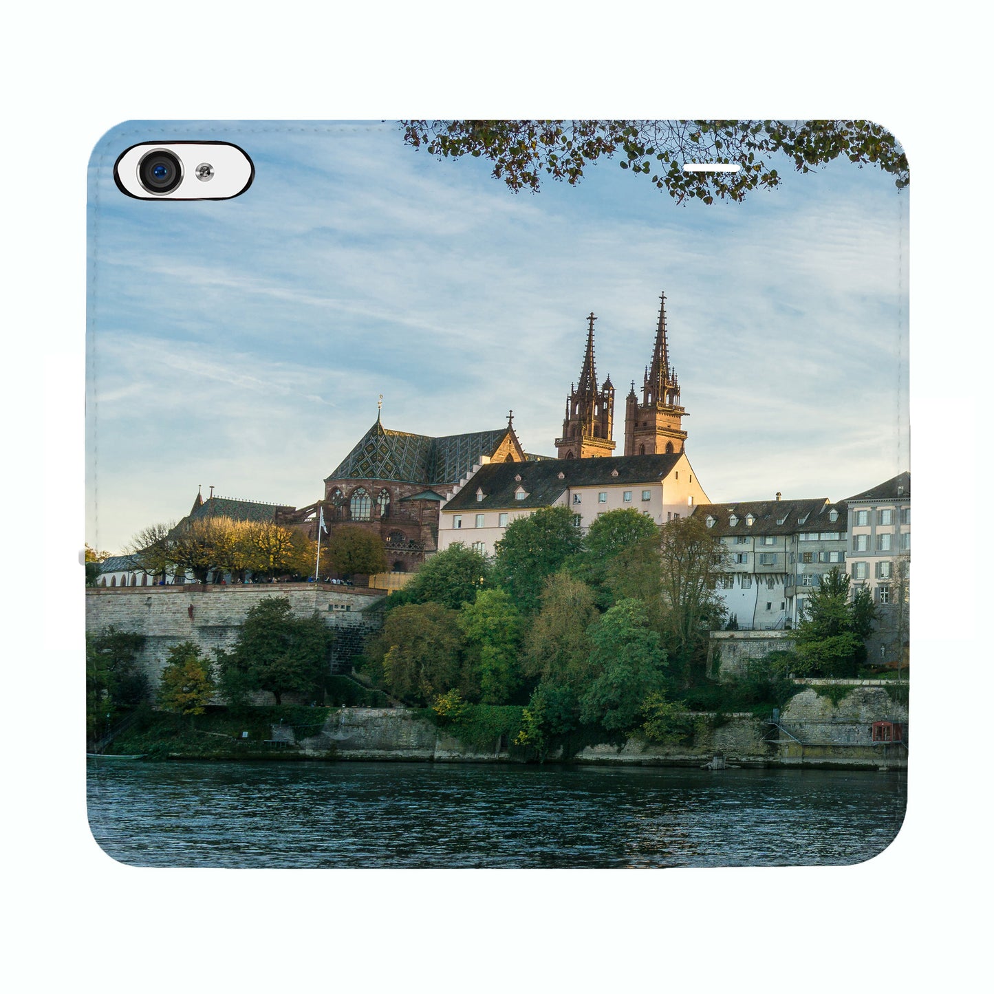 Basel City Münster Panorama Case für das iPhone 5/5S/SE
