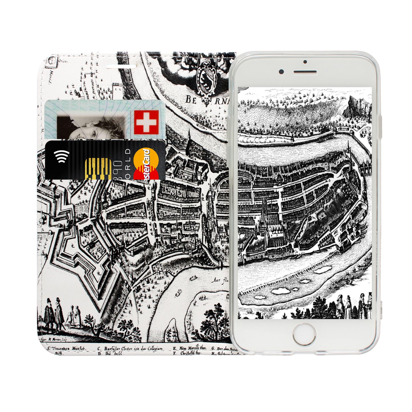Étui Bern Merian Panorama pour iPhone 5/5S/SE