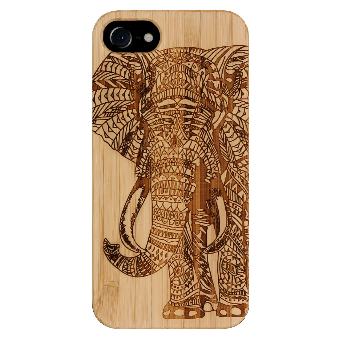 Elefant Eden Case aus Bambus für iPhone und Samsung