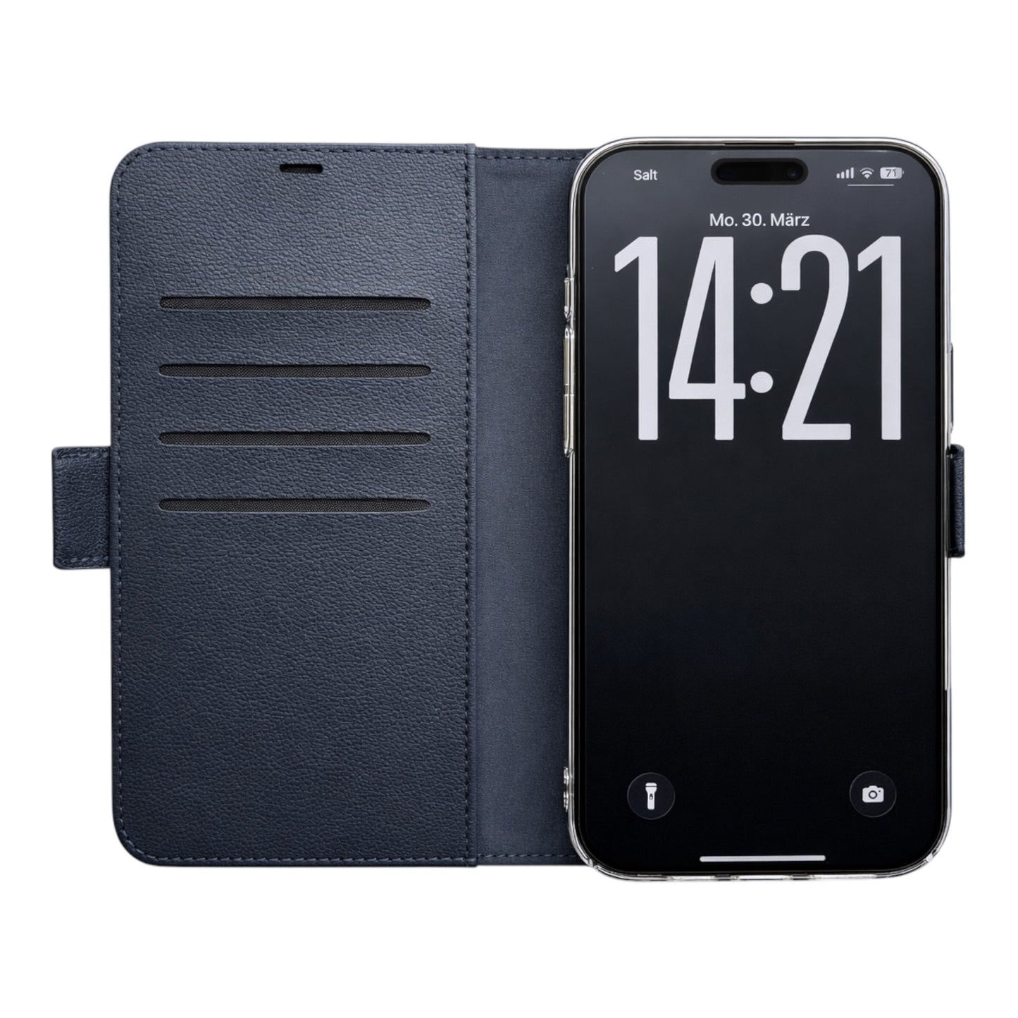 Victor Case Uni Dunkel Blau für iPhone 16e/17e mit MagSafe