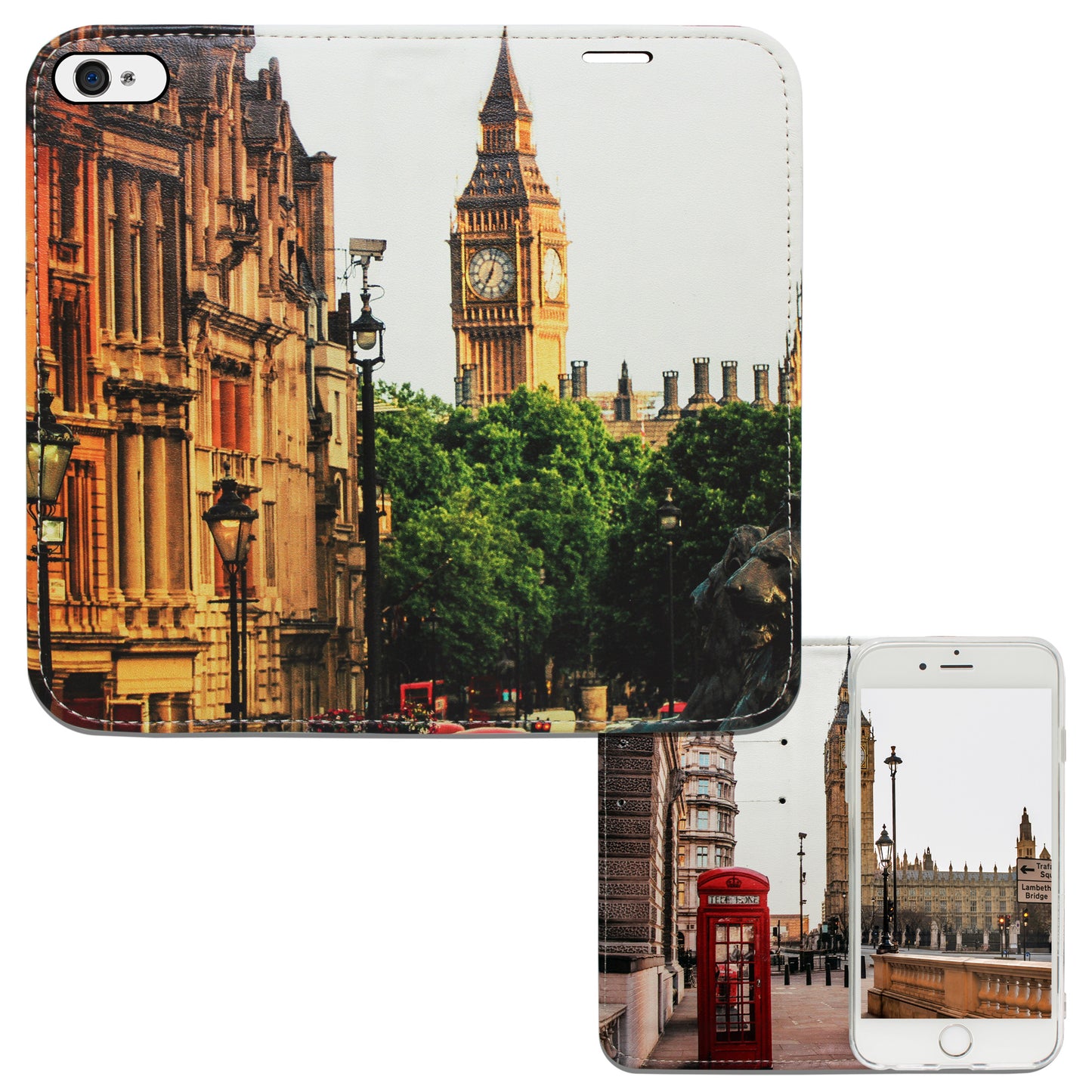 Coque panoramique Big Ben de Londres pour iPhone 5/5S/SE