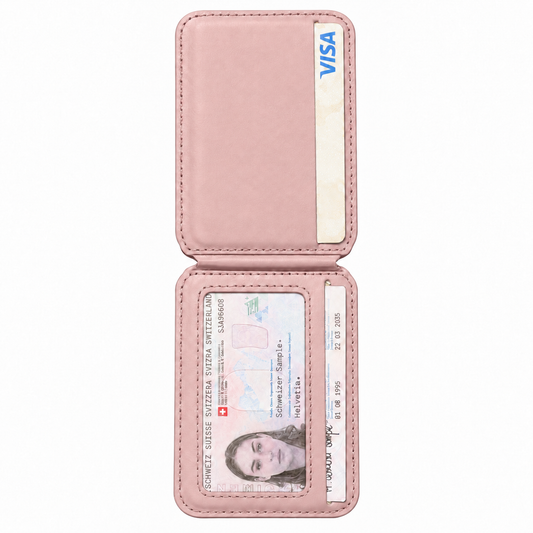MagSafe Card Holder Wallet with RFID Protection Pink