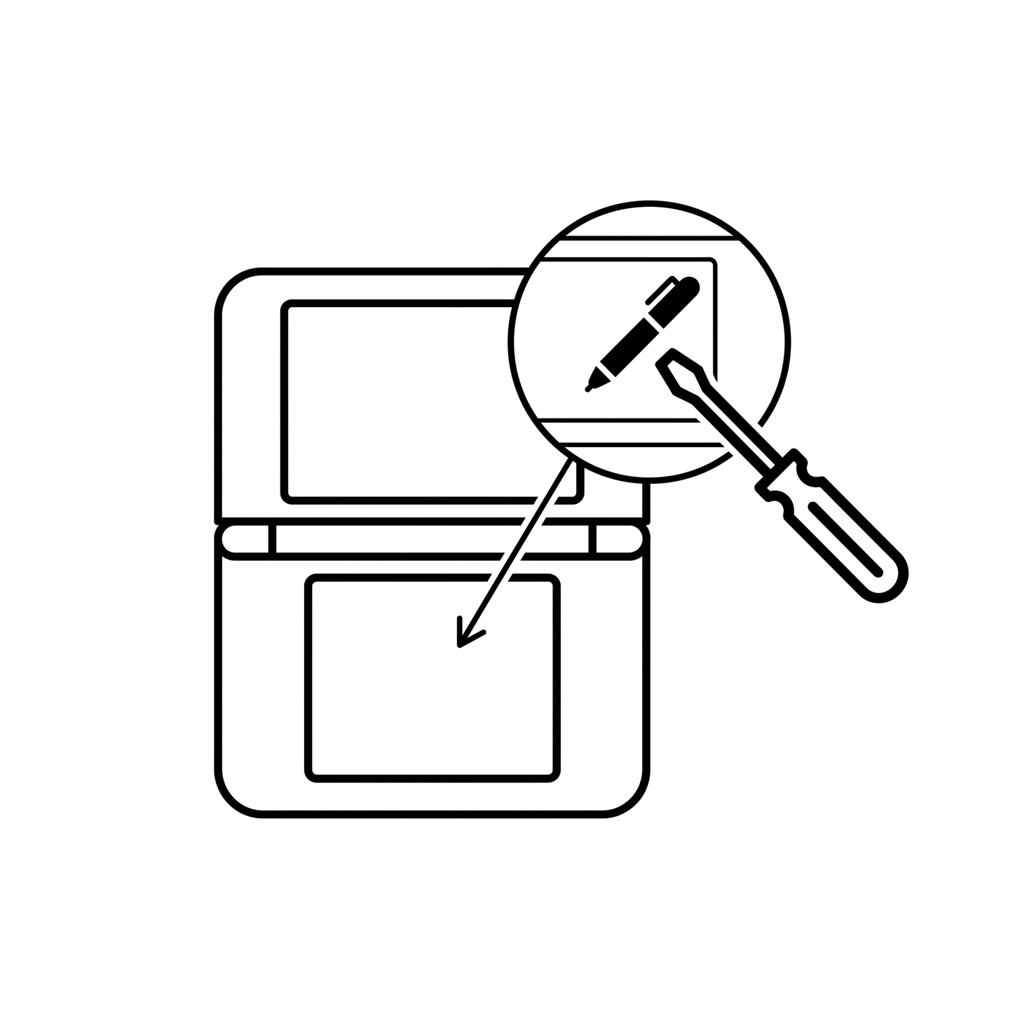 Nintendo 3DS Touchscreen Reparatur Icon