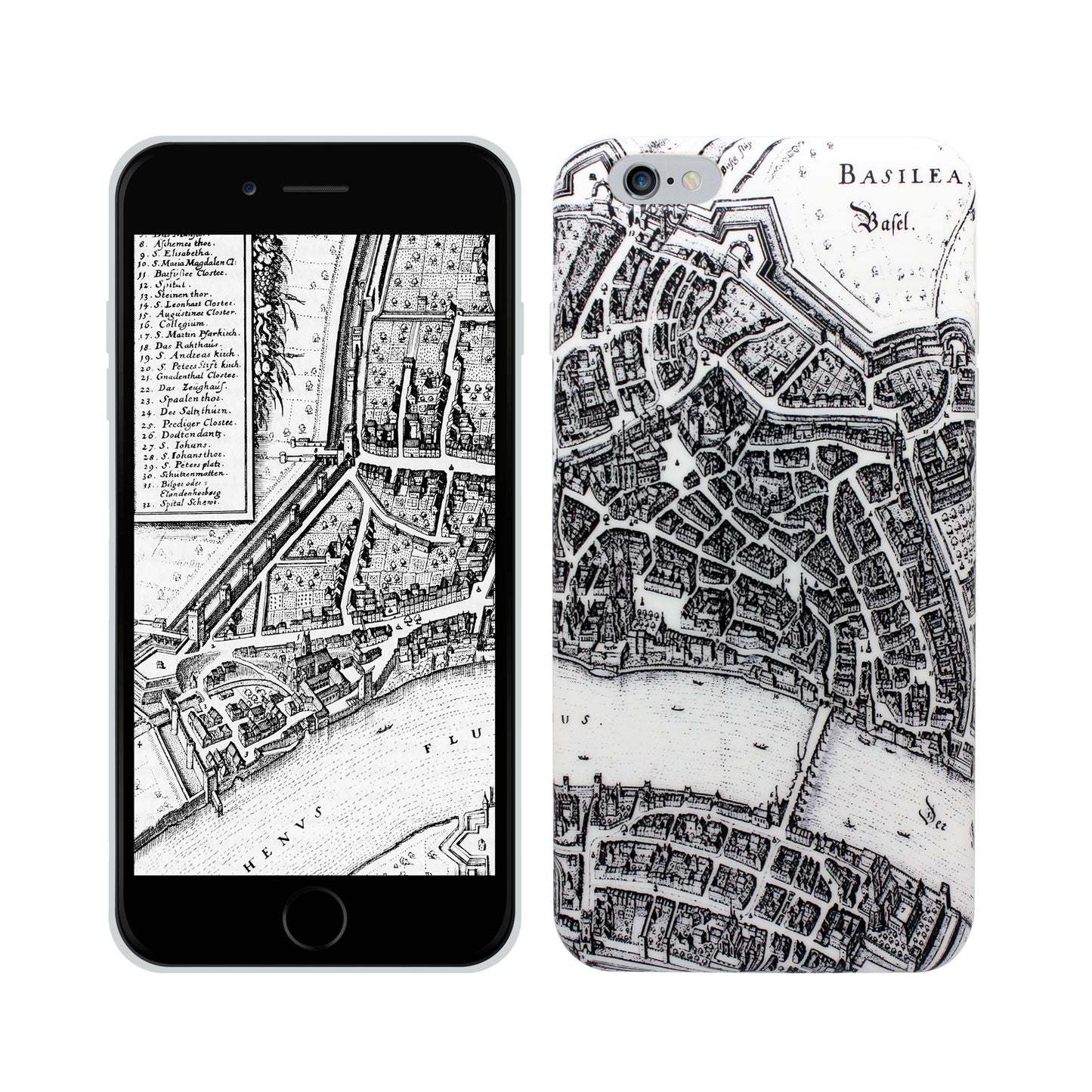 Basel Merian 360° Case für das iPhone 6/6S/7/8/SE 2020/SE 2022