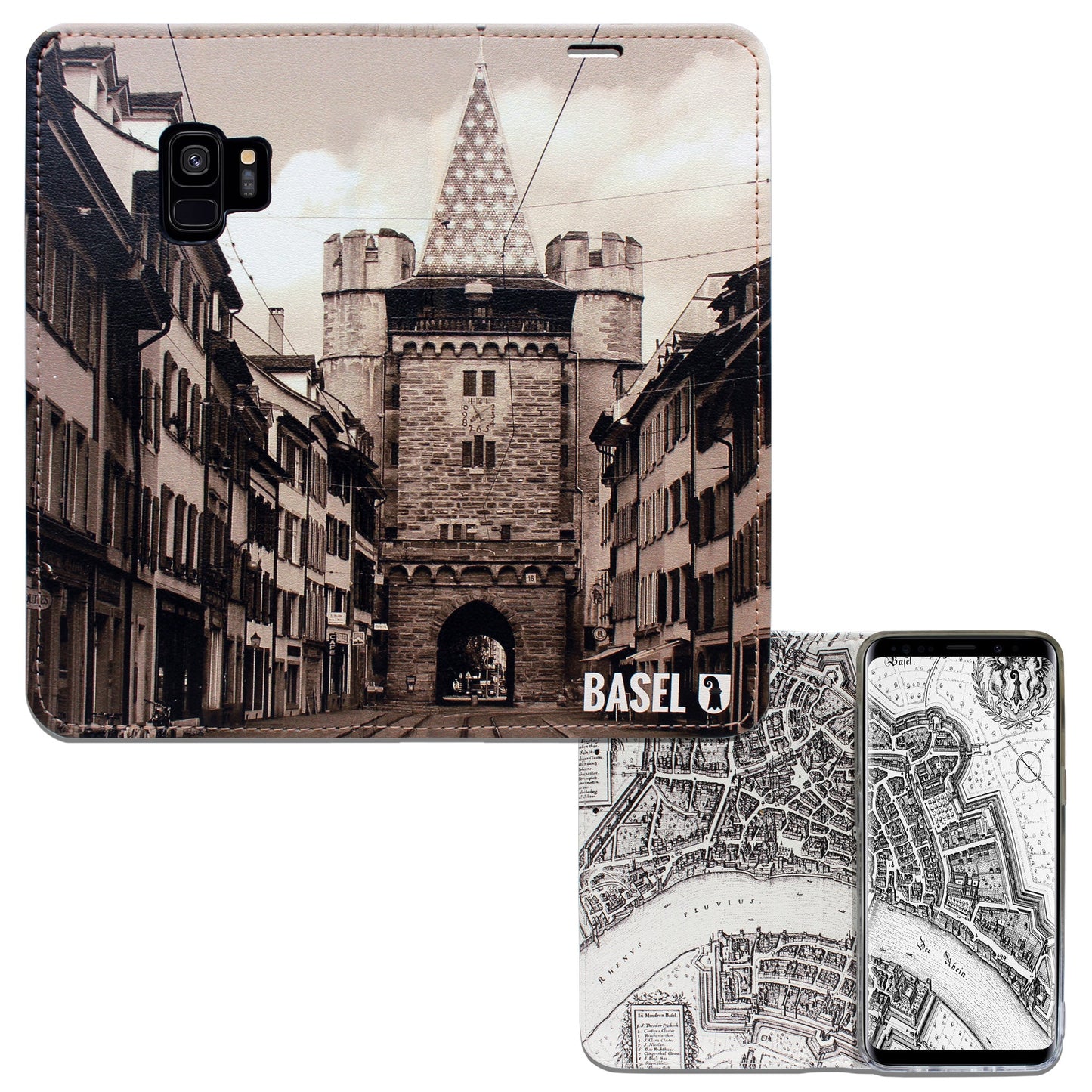 Basel City Spalentor Panorama Case for Samsung Galaxy S9