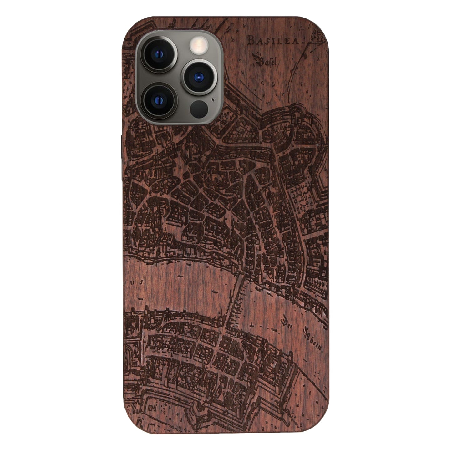 Basel Merian Eden Case aus Nussbaumholz für iPhone 12 Pro Max
