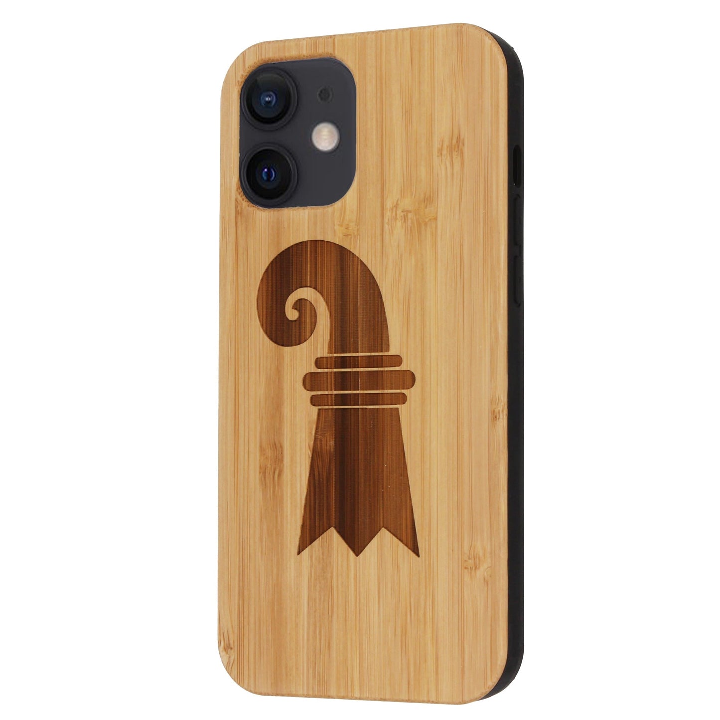 Baslerstab Eden case made of bamboo for iPhone 12 Mini
