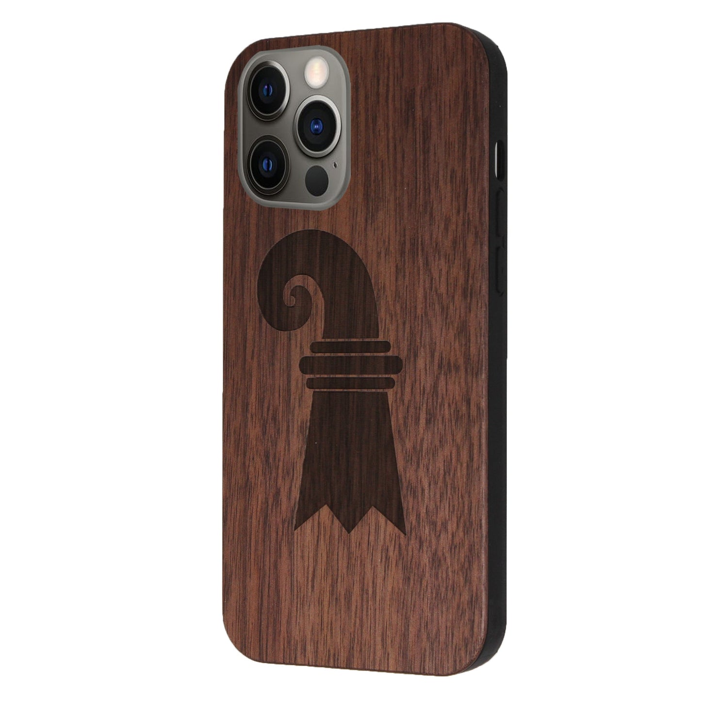 Coque Baslerstab Eden en bois de noyer pour iPhone 12/12 Pro