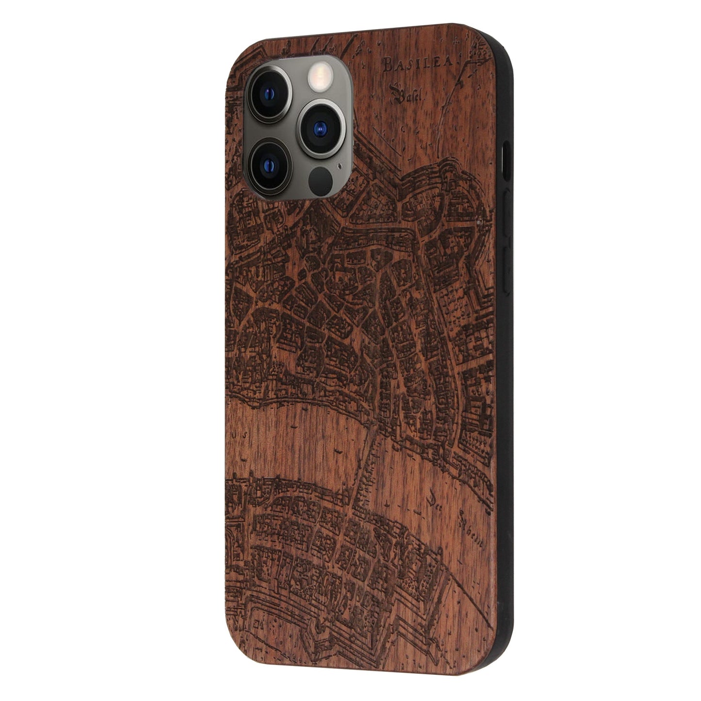 Basel Merian Eden Case aus Nussbaumholz für iPhone 12/12 Pro
