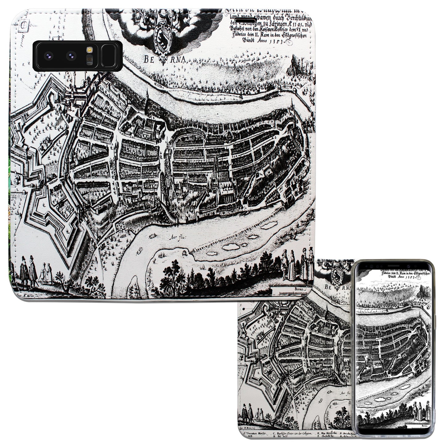 Bern Merian Panorama Case for Samsung Galaxy Note 8