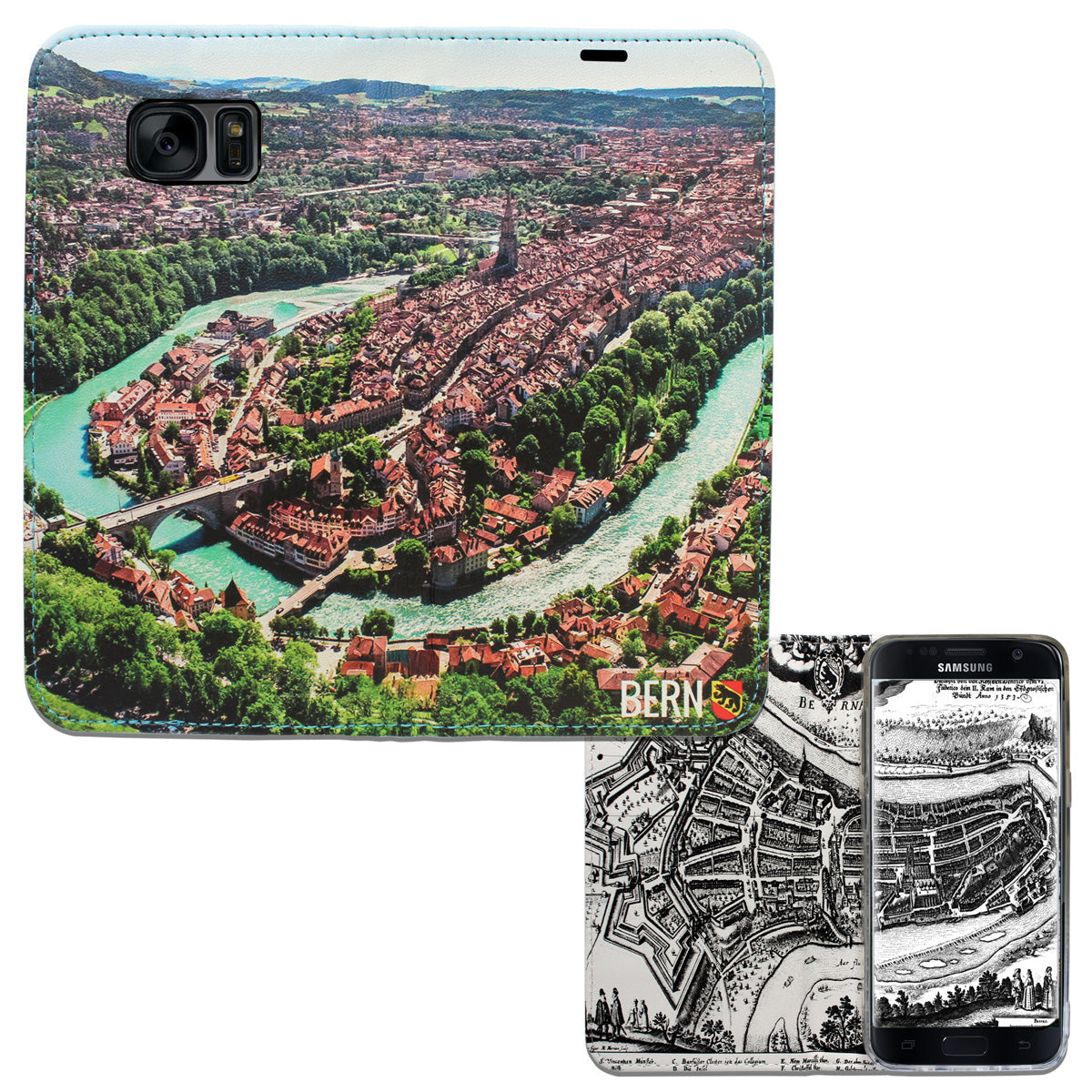 Bern City Panorama Case für Samsung Galaxy S7