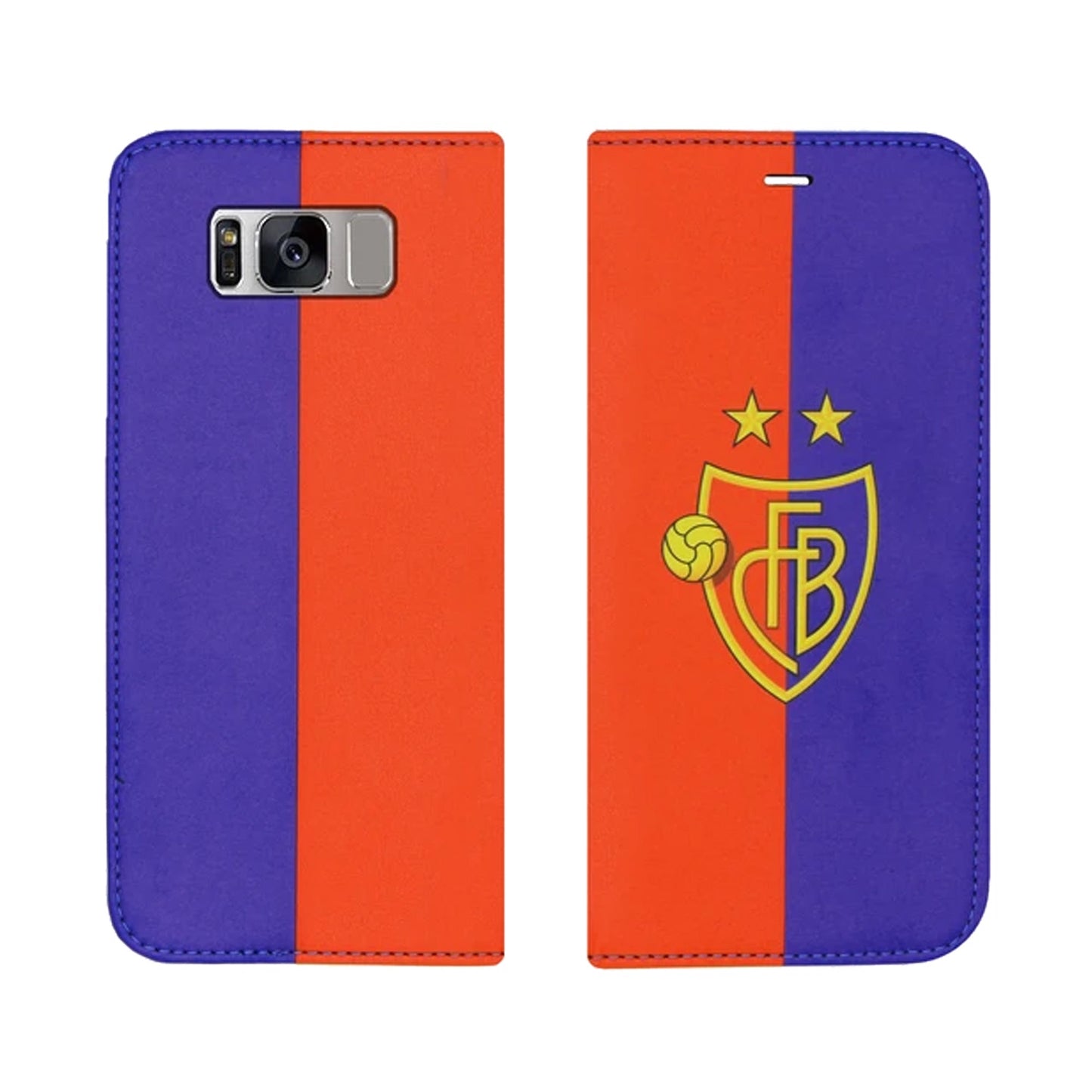 FCB rot / blau Panorama Case für Samsung Galaxy S8
