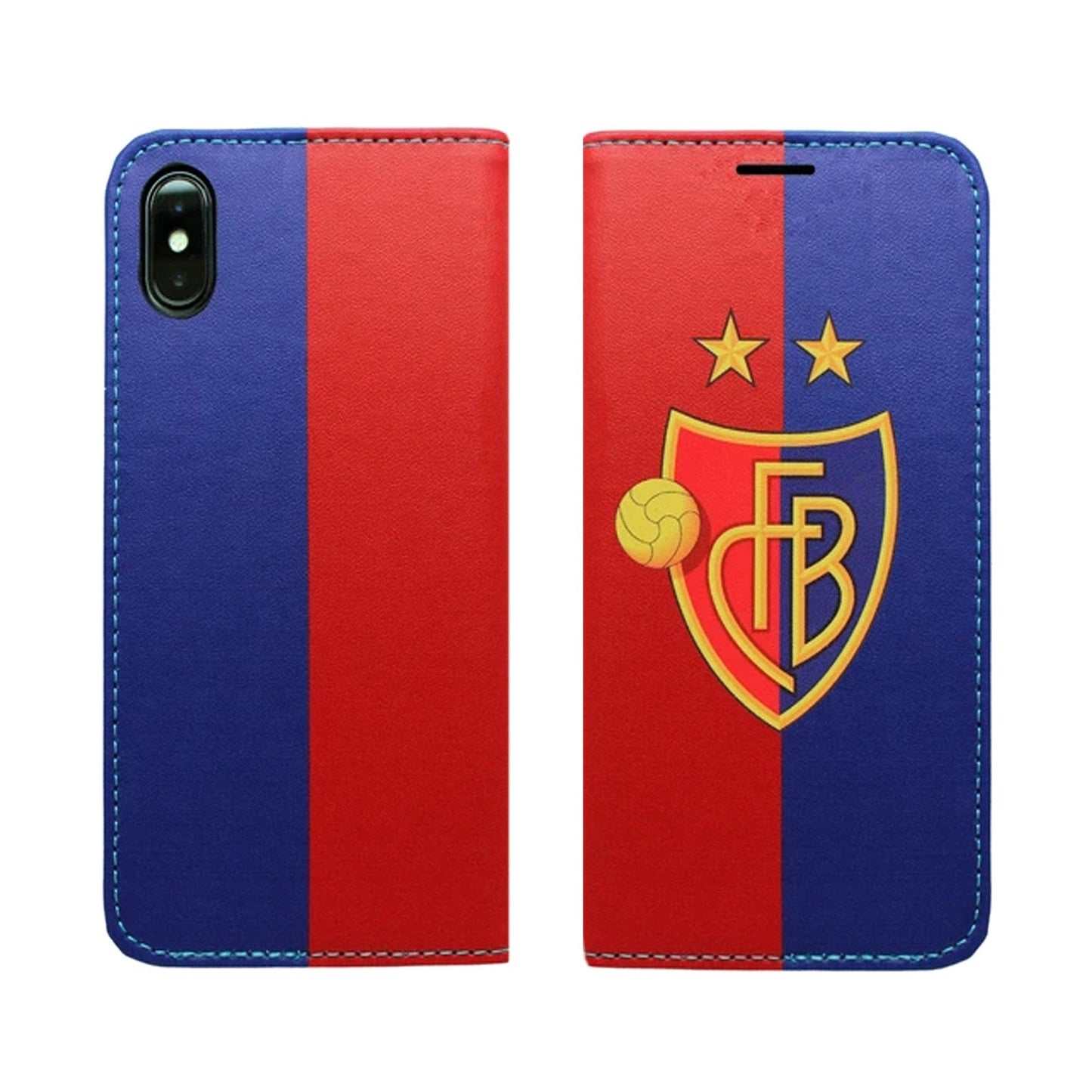 FCB rot / blau Panorama Case für iPhone und Samsung