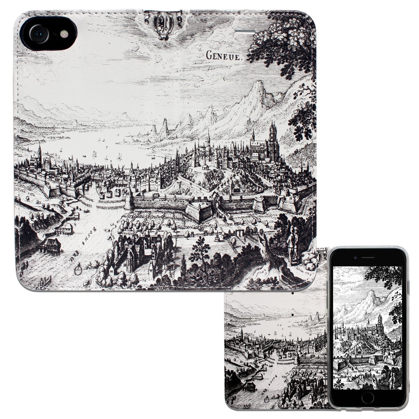 Coque Genève Merian Panorama pour iPhone 6/6S/7/8/SE 2/SE 3