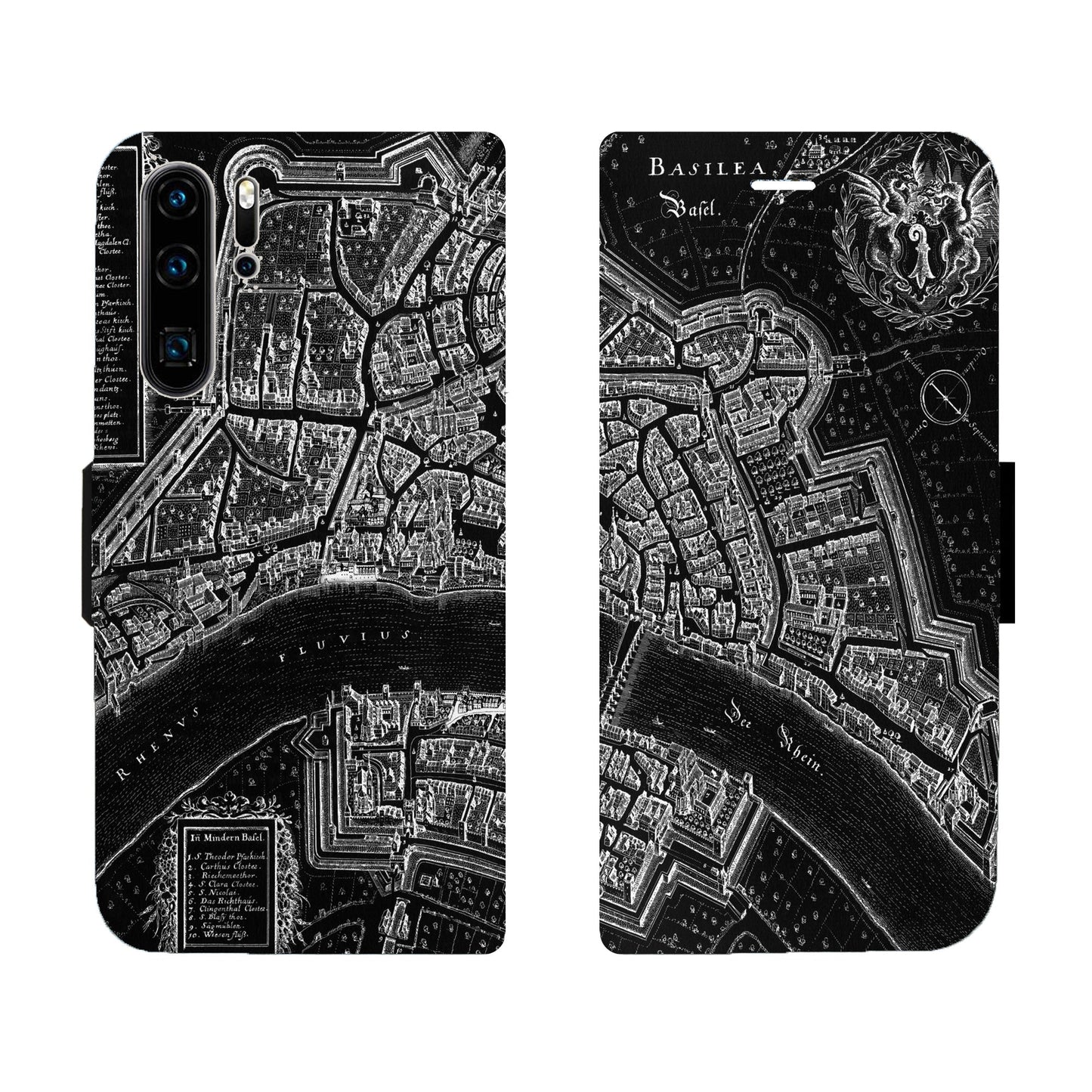 Basel Merian Negativ Victor Case für iPhone, Samsung und Huawei