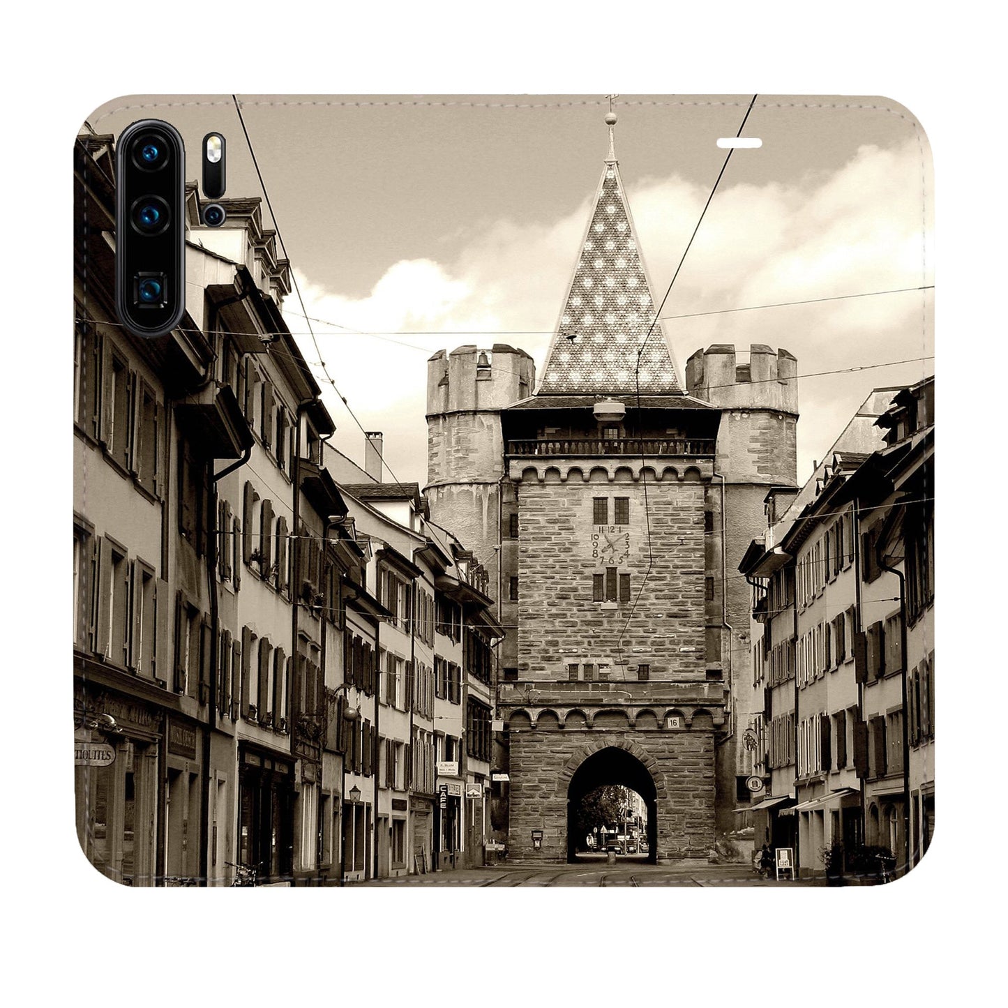 Basel City Spalentor Panorama Case for Huawei P30 Pro