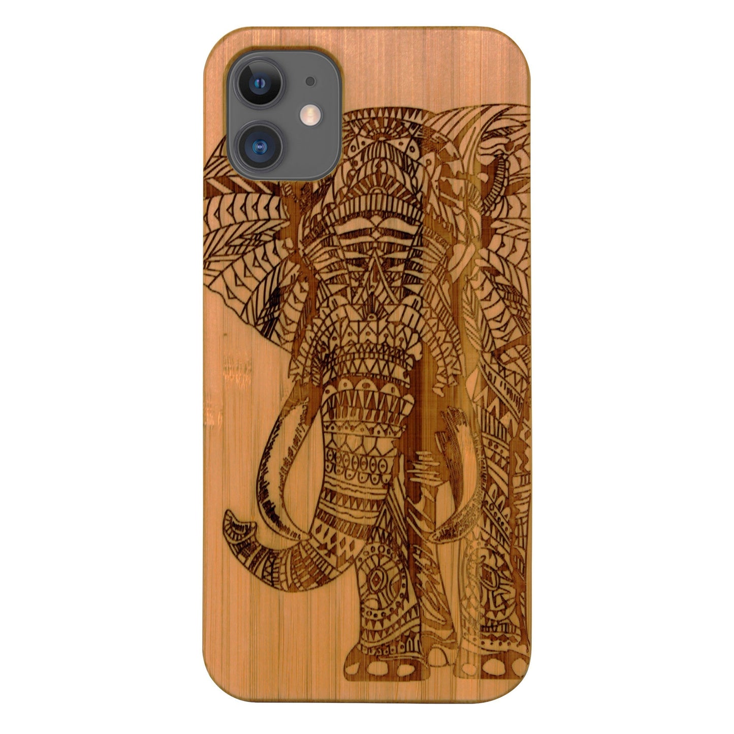 Coque Eden Éléphant en Bambou pour iPhone 11