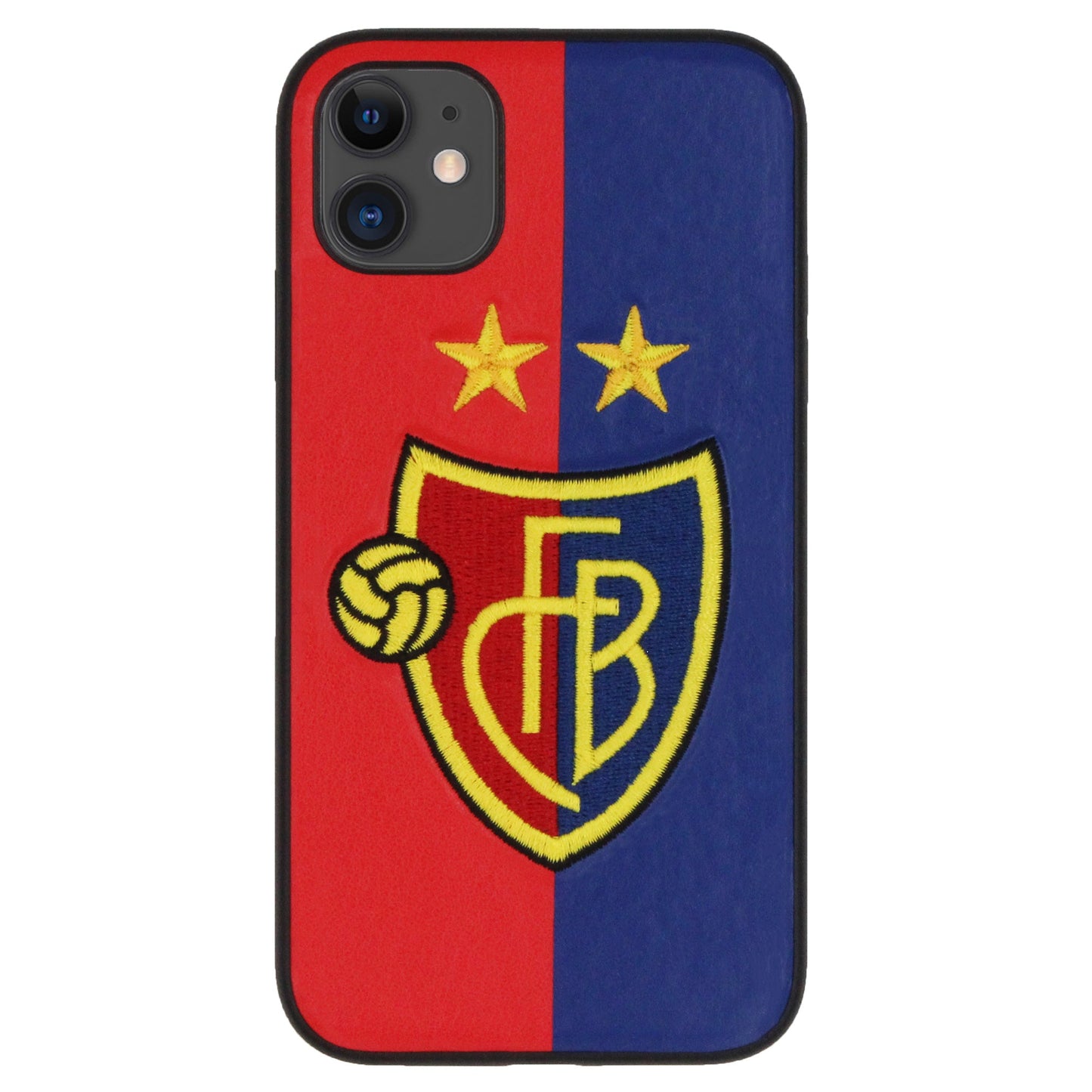 Coque FCB Stitch Rouge / Bleu pour iPhone 11
