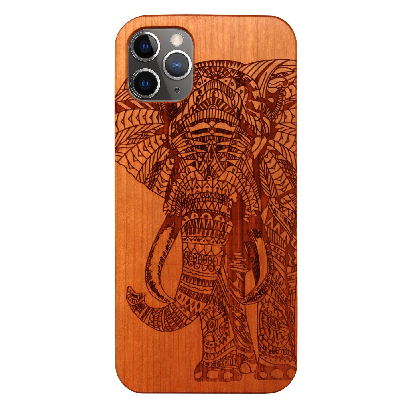 Elefant Eden Case aus Kirschholz für iPhone und Samsung