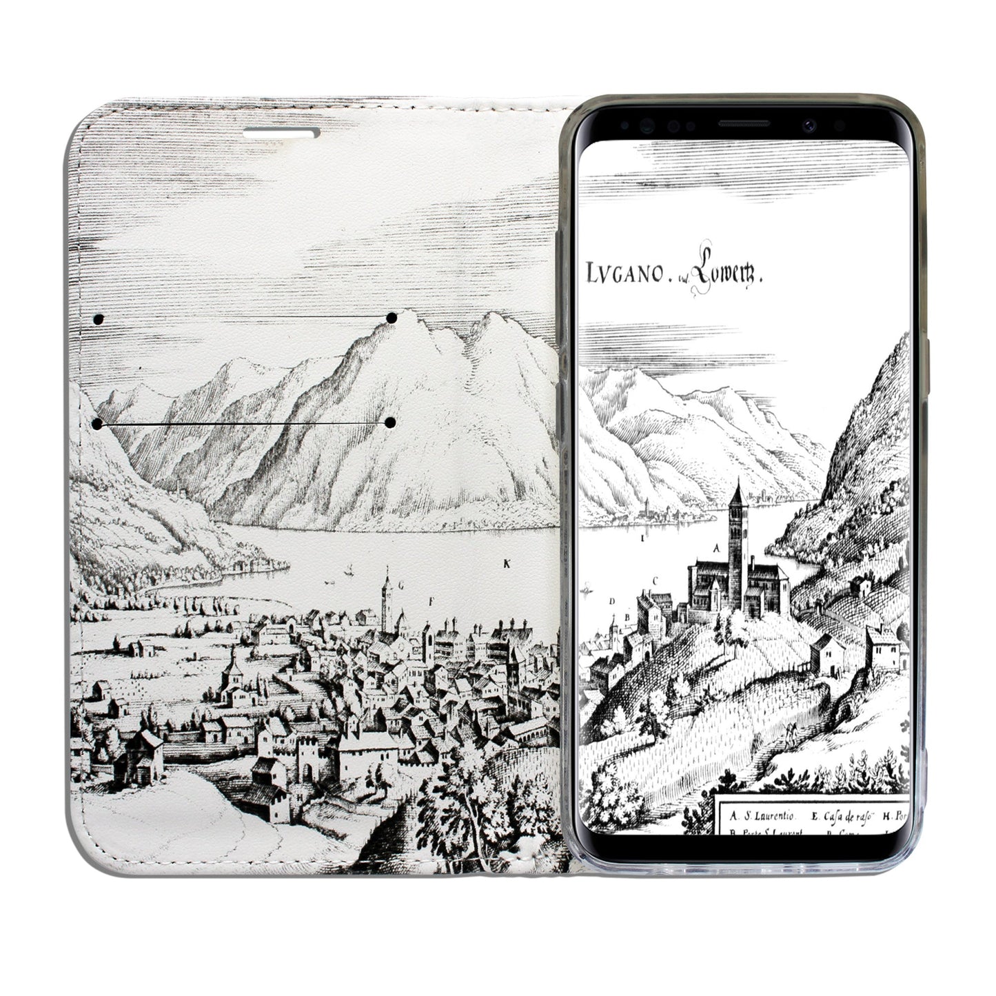 Lugano Merian Panorama Case für Samsung Galaxy S9 Plus