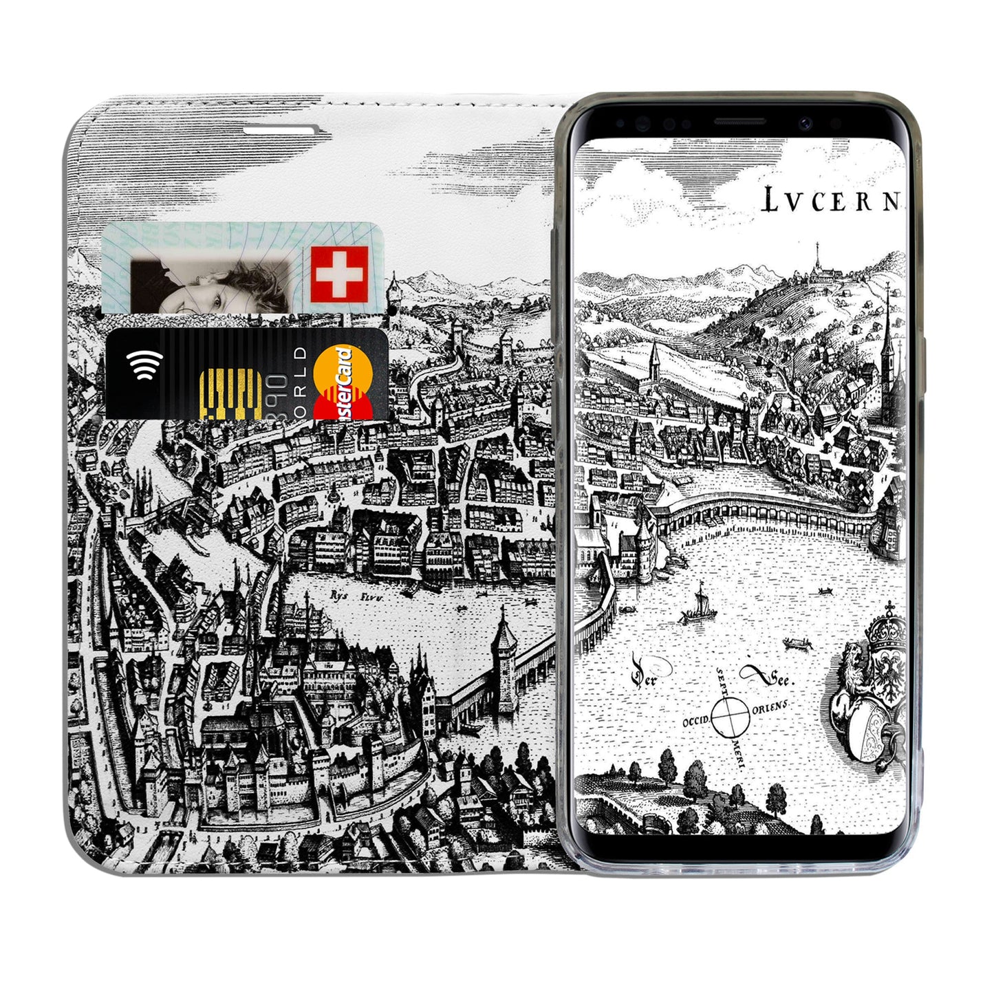 Luzern City Panorama Case für Samsung Galaxy S8