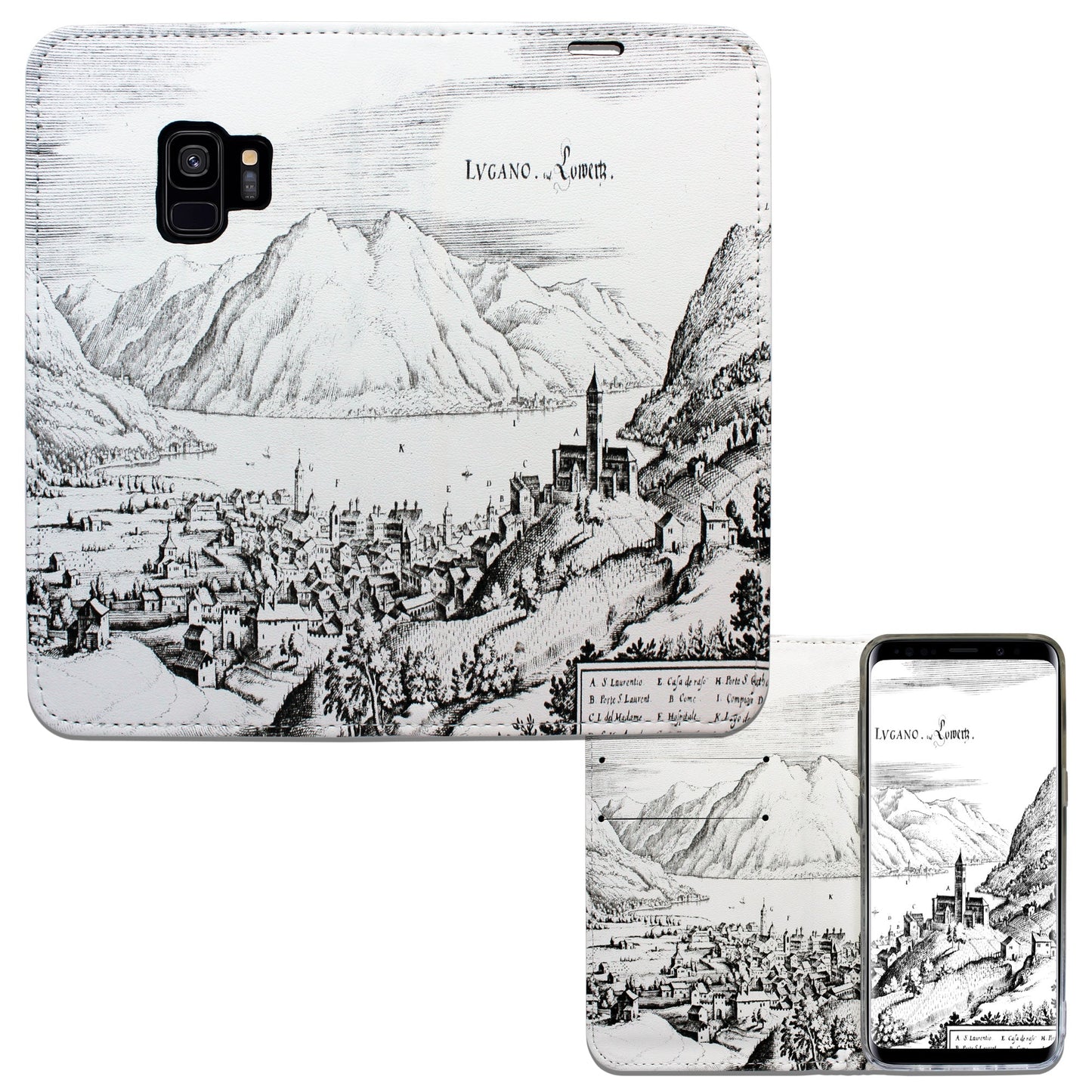 Coque Lugano Merian Panorama pour Samsung Galaxy S9