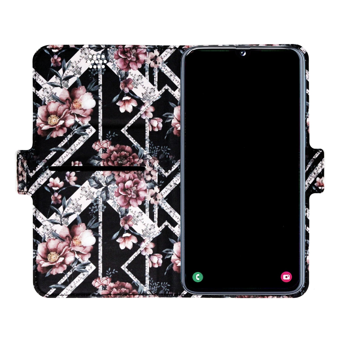 Black Flower Origami Hülle