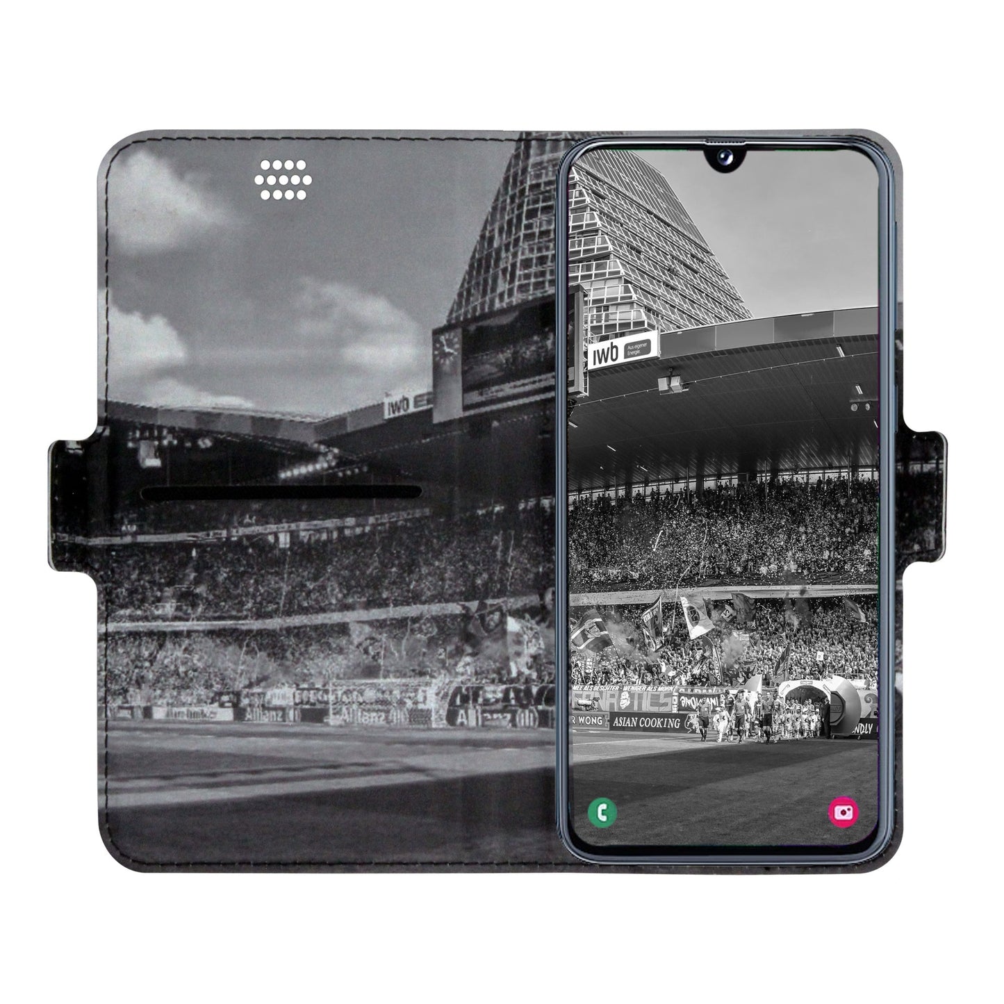 FCB schwarz Origami Hülle