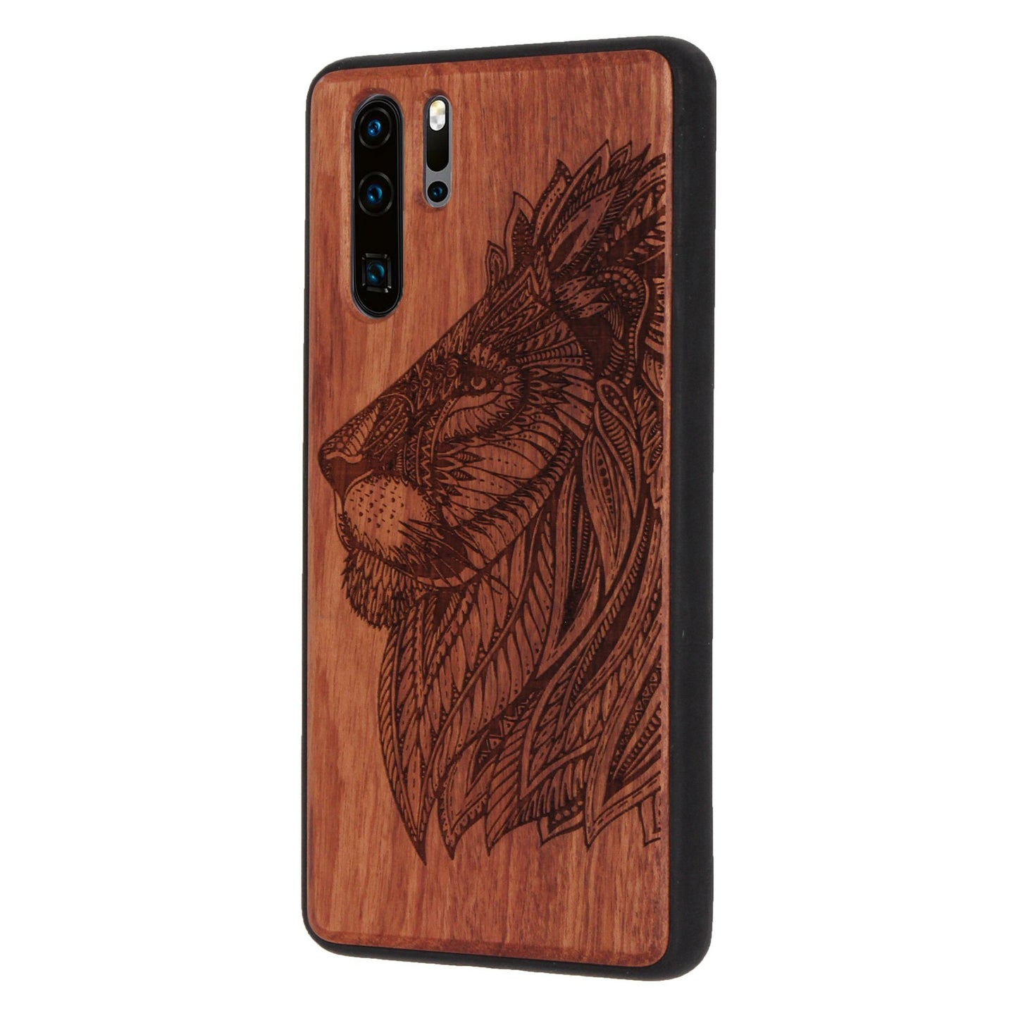Coque Huawei P30 Pro Bois de Rose Lion Eden