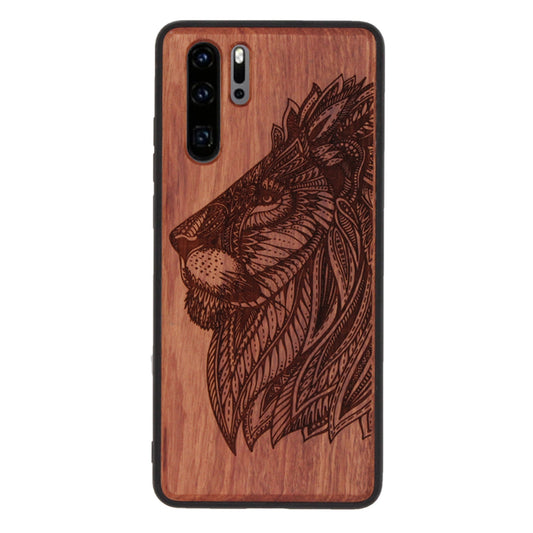 Löwe Eden Case aus Rosenholz für Huawei P30 Pro