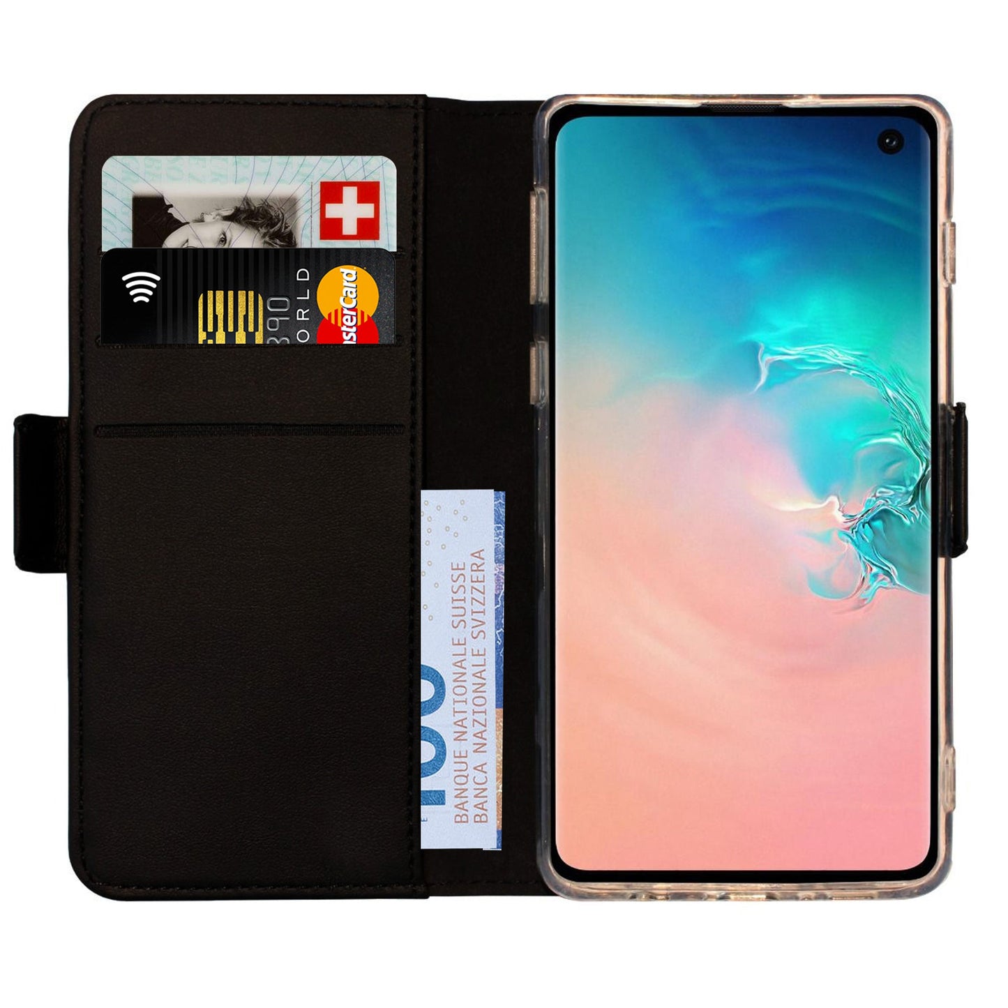 Uni Schwarz Victor Case für Samsung Galaxy S10