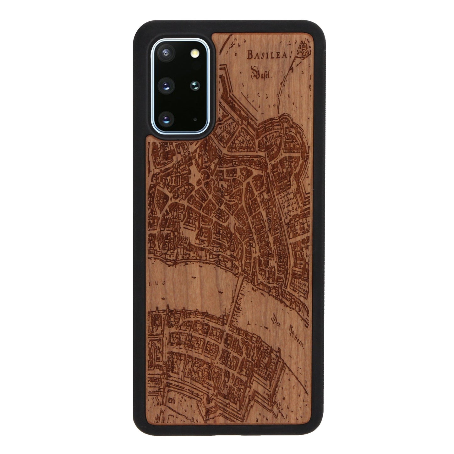 Basel Merian Eden Case aus Kirschholz für iPhone und Samsung