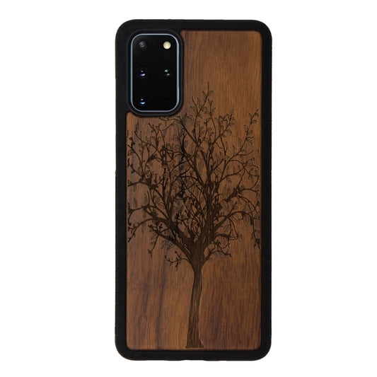 Lebensbaum Eden Case aus Nussbaumholz für Samsung Galaxy S20 Plus