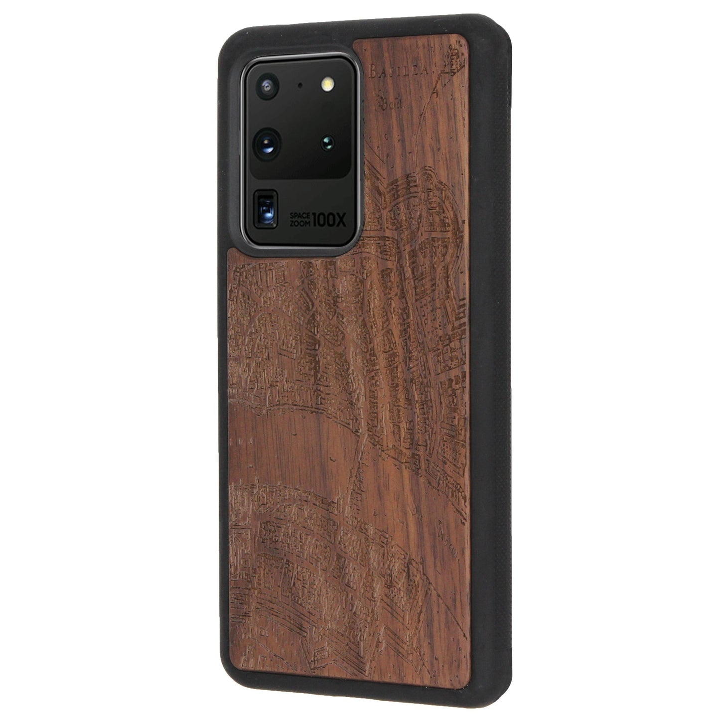 Basel Merian Eden case made of walnut wood for Samsung Galaxy S20 Ultra