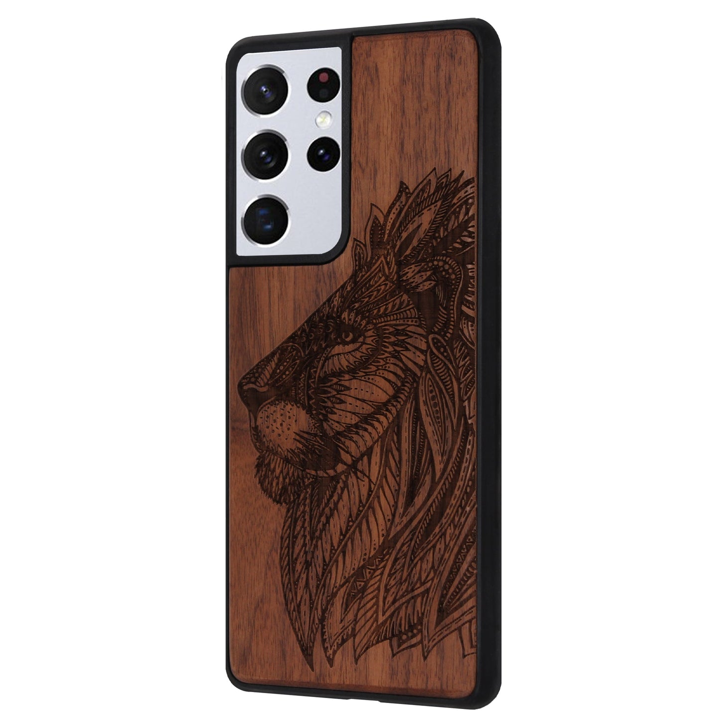 Löwen Eden case made of walnut wood for Samsung Galaxy S22 Ultra